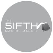 Logo of The Fifth Makers Market on a gray background