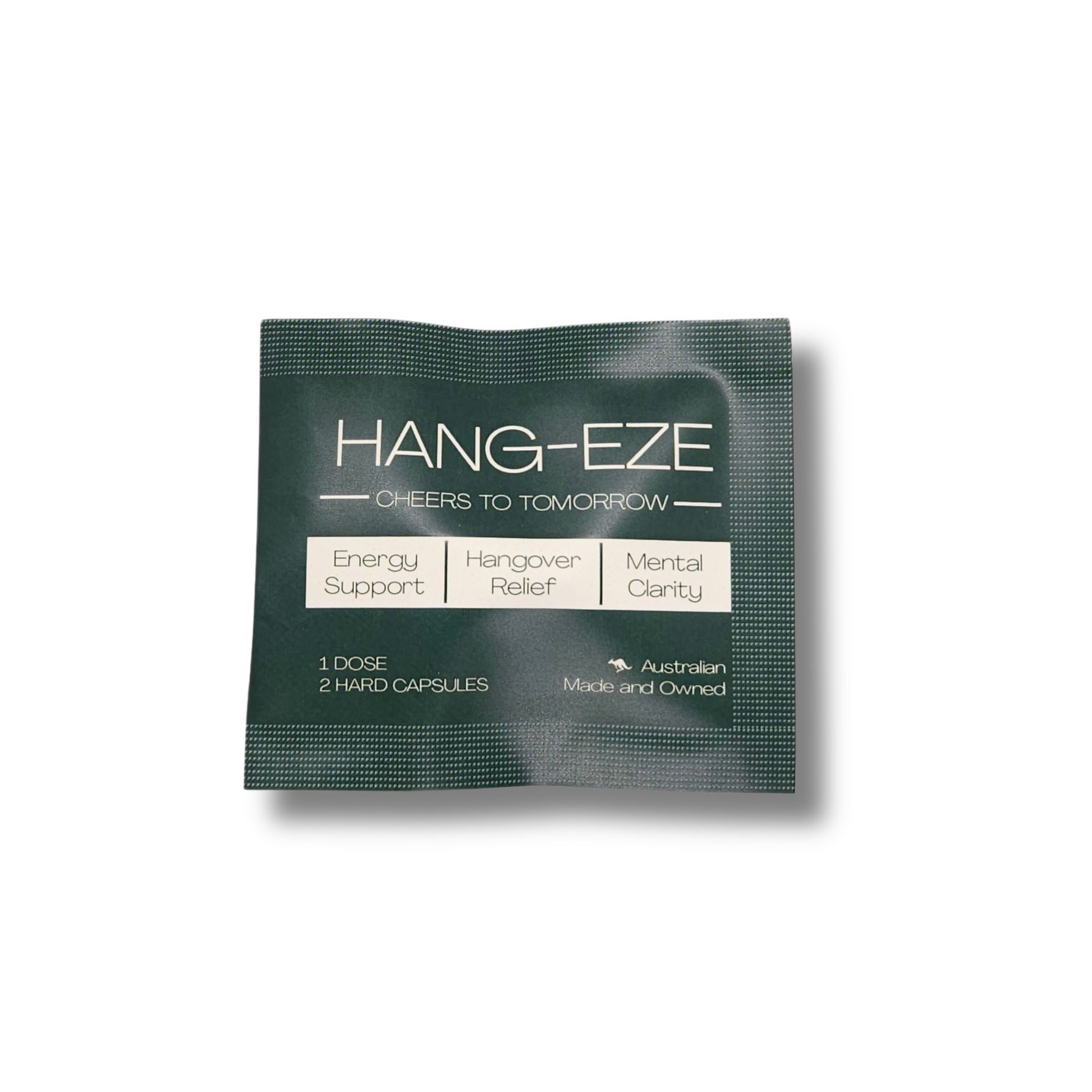 HANG-EZE 1 PACK - NATURAL HANGOVER RELIEF + ENERGY + CLARITY CAPSULES